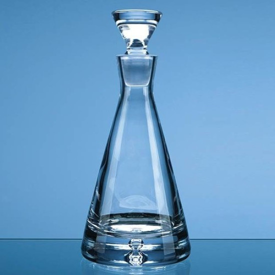 Bubble Base Pyramid Decanter