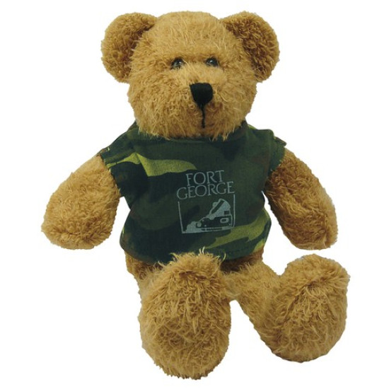 Scraggy Bear with Camouflage Tshirt